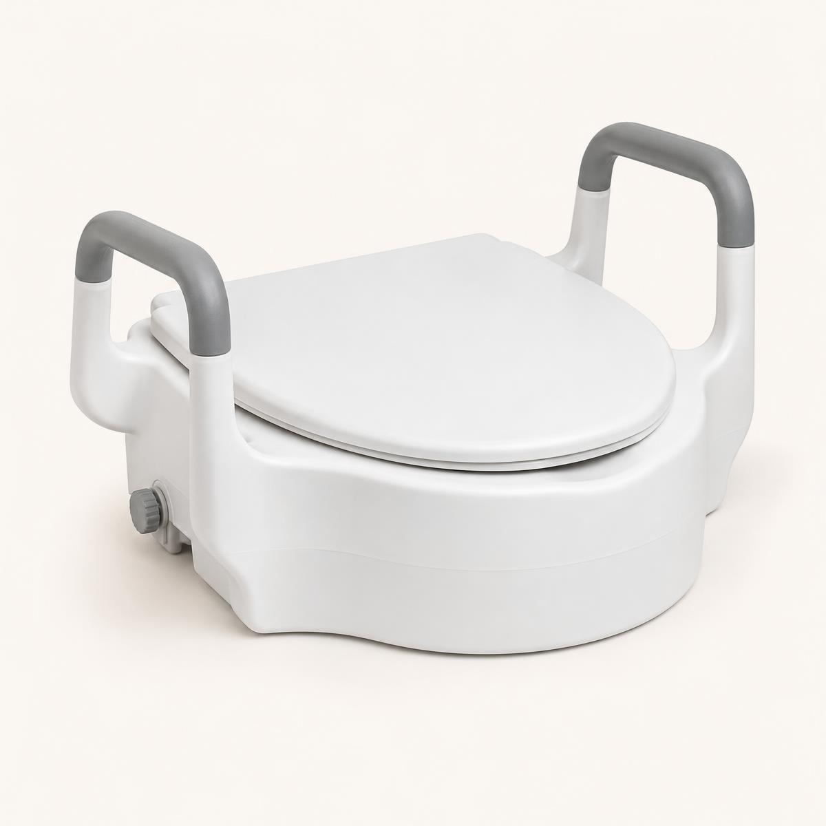 Lift Support Plus — Elevador de WC con reposabrazos y tapa